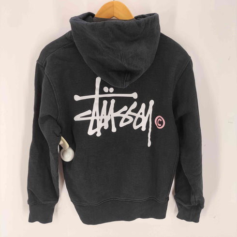 ステューシー Stussy バックロゴプリントプルオーバーパーカー メンズ S