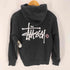 ステューシー Stussy バックロゴプリントプルオーバーパーカー メンズ S