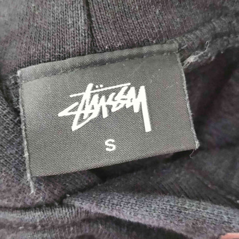 ステューシー Stussy バックロゴプリントプルオーバーパーカー メンズ S