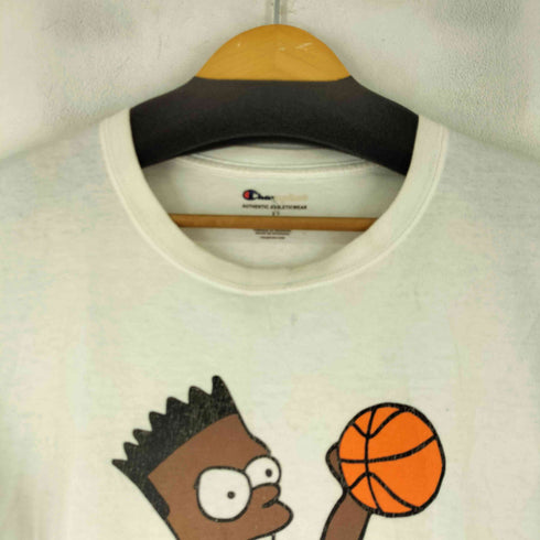 チャンピオン Champion バスケデザインプリント S/S カットソー メンズ import:L