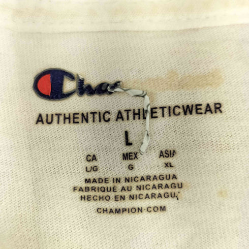 チャンピオン Champion バスケデザインプリント S/S カットソー メンズ import:L