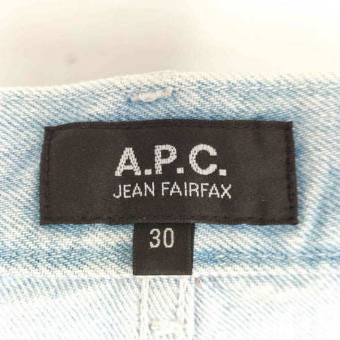 アーペーセー A.P.C. ボタンフライ ワイドデニムパンツ メンズ UK:30-31