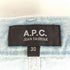 アーペーセー A.P.C. ボタンフライ ワイドデニムパンツ メンズ UK:30-31