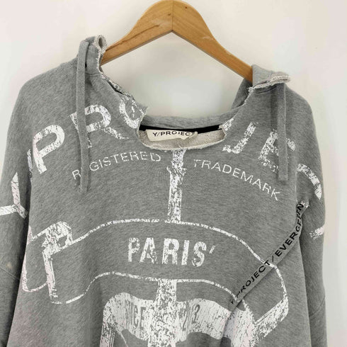 ワイプロジェクト Y/PROJECT 24AW Paris Best Penched Logo Hoodie メンズ import:M