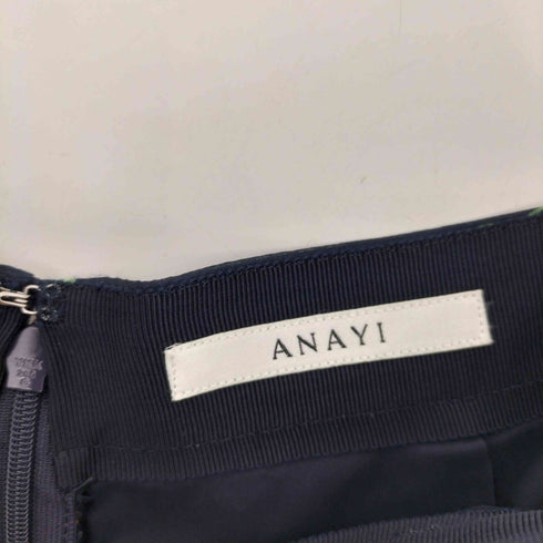 アナイ ANAYI ドビーフラワープリントフレアスカート レディース JPN:34