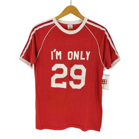 ステッドマン STEDMAN 70S USA製 ラグラン袖ライン フットボール Tシャツ メンズ import:L