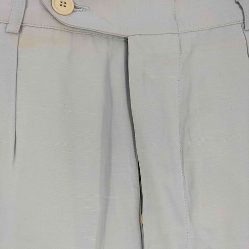 ジョルジオアルマーニ Giorgio Armani 80~90s Panta lone Uom イタリア製 リネン タック スラックスパンツ メンズ JPN:46