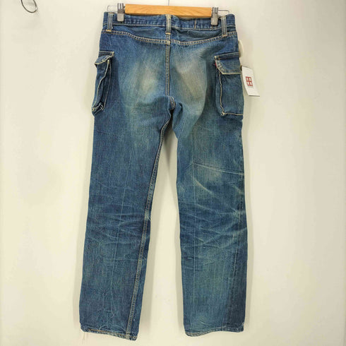 エドウィン EDWIN 70S デニム カーゴ パンツ マチ付きポケット 片耳 SCOVILLジップ オリジナルレングス チェーンステッチ メンズ