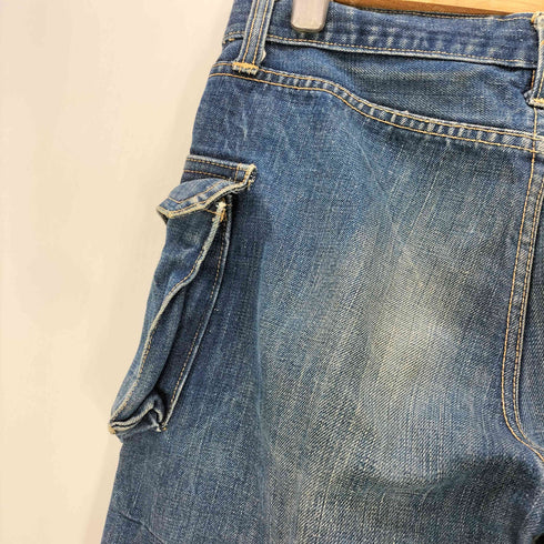 エドウィン EDWIN 70S デニム カーゴ パンツ マチ付きポケット 片耳 SCOVILLジップ オリジナルレングス チェーンステッチ メンズ