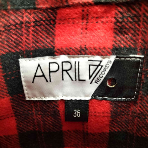 エイプリルセブンティセブン April77 BRIGHTON KURT チェック柄BDシャツ メンズ 36