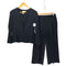 ユナイテッドアローズ UNITED ARROWS UBCBペプラムVノーカラージャケット + ベスト + パンツスーツ 3ピース セットアップ レディース 上下ベスト共に 36