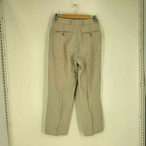 エンポリオアルマーニ EMPORIO ARMANI 80~90s Pantal lone Uom イタリア製 レーヨンリネン スラックスパンツ メンズ JPN:46