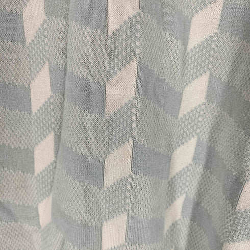 ジョルジオアルマーニ Giorgio Armani 80~90s レーヨン混 総柄 半袖 クルーネックニット メンズ JPN:50