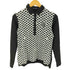 ニジュウサンク 23区 GOLF ドット柄 切替デザインL/S ポロシャツ レディース JPN:L