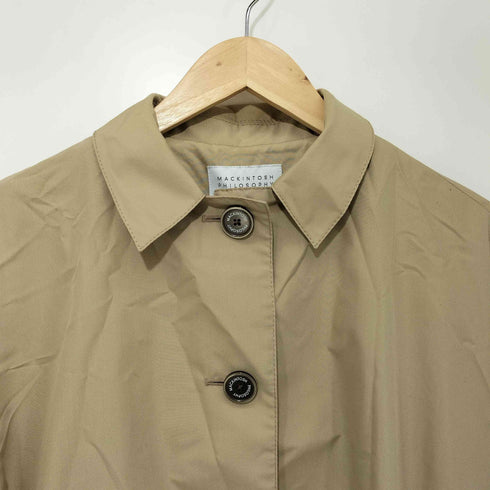マッキントッシュフィロソフィー MACKINTOSH PHILOSOPHY ベルテッド ステンカラーコート スプリングコート レディース FR:36