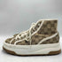 グッチ GUCCI TENNIS テニス 1977 GG柄 厚底 ハイカット スニーカー レディース 5 2/1