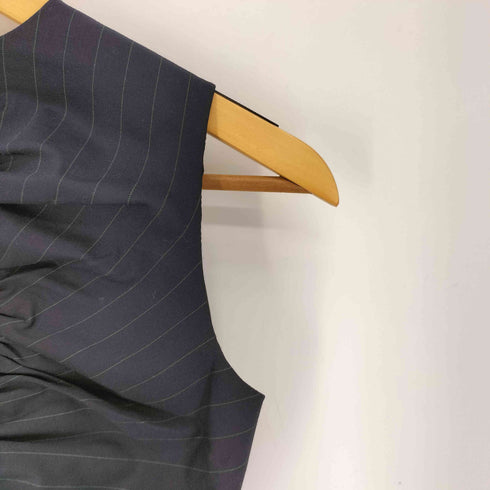 ガニー Ganni 21AW レーヨンストレッチ ストライプクロップドトップス レディース import:34