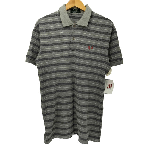 フレッドペリー FRED PERRY 90s OLD ワンポイント ボーダー ポロシャツ メンズ UK:38