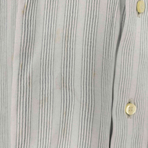 ジョルジオアルマーニ Giorgio Armani 80-90s レーヨン混 ストライプシャツ メンズ 39