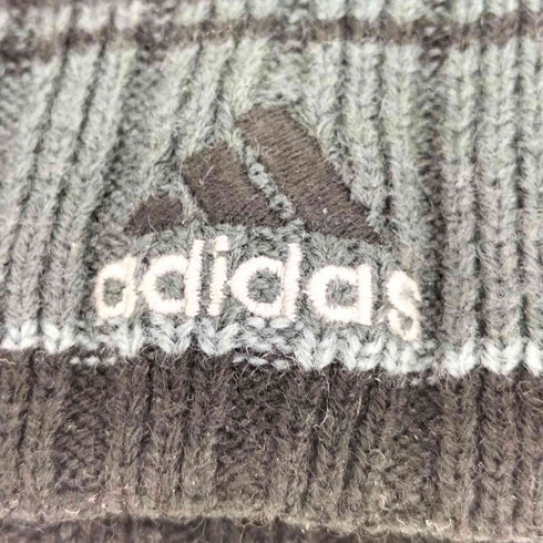 アディダス adidas CLIMAWARM ボーダー パワーフォーマンスロゴ刺繍 ビーニー メンズ
