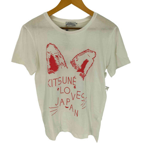 キツネティー Kitsune Tee プリントクルーネックTシャツ メンズ JPN:XS