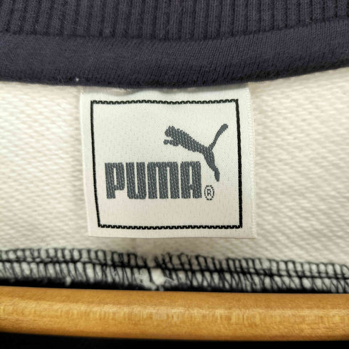 プーマ PUMA ロゴ刺繍 クルーネックスウェット メンズ JPN:M