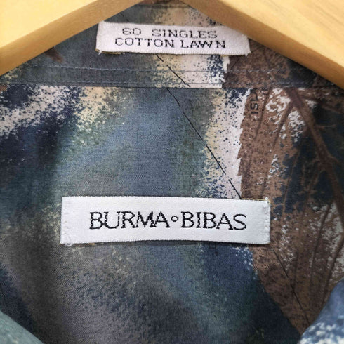 BURUMA BIBAS 総柄 コットン S/Sシャツ メンズ JPN:L