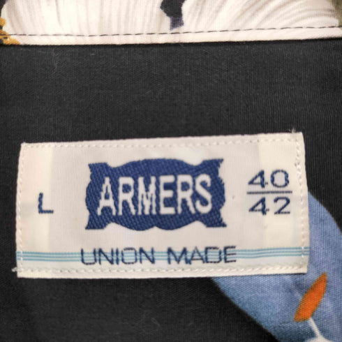 ARMERS ボタニカル柄シャツ メンズ L