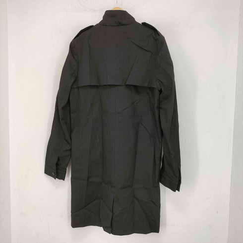 エイプリルセブンティセブン April77 FACTORY KRAKOW BLACK 比翼ステンカラーコート メンズ JPN:S