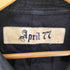 エイプリルセブンティセブン April77 POP KENNEDY コーティングナポレオンジャケット メンズ JPN:L