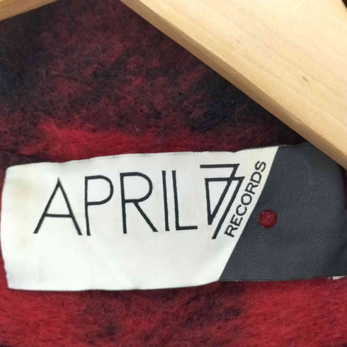 エイプリルセブンティセブン April77 FEELGOOD RANCH RED チェック柄テーラードジャケット メンズ import:S