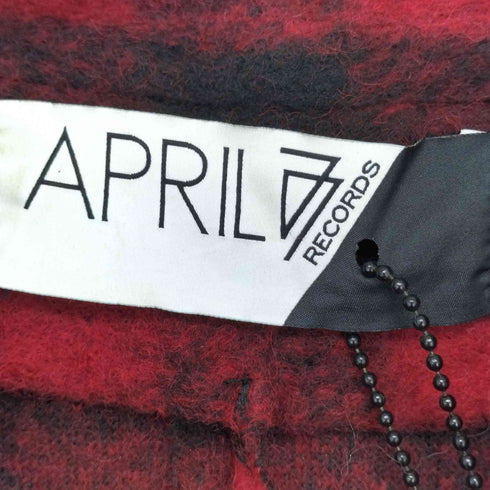エイプリルセブンティセブン April77 FEELGOOD RANCH RED チェック柄テーラードジャケット メンズ import:S