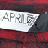 エイプリルセブンティセブン April77 FEELGOOD RANCH RED チェック柄テーラードジャケット メンズ import:S