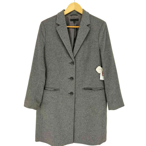 ユニクロ UNIQLO CASHMERE&WOOL カシミヤ混 チェスターコート レディース JPN:XL