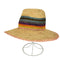 ポールスミス Paul Smith MADE IN ITALY ストライプラフィアハット レディース M