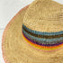 ポールスミス Paul Smith MADE IN ITALY ストライプラフィアハット レディース M