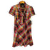 ヴィヴィアンウエストウッドレッドレーベル Vivienne Westwood RED LABEL ボウタイ チェックワンピース レディース JPN:2