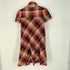 ヴィヴィアンウエストウッドレッドレーベル Vivienne Westwood RED LABEL ボウタイ チェックワンピース レディース JPN:2