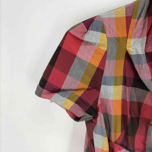 ヴィヴィアンウエストウッドレッドレーベル Vivienne Westwood RED LABEL ボウタイ チェックワンピース レディース JPN:2