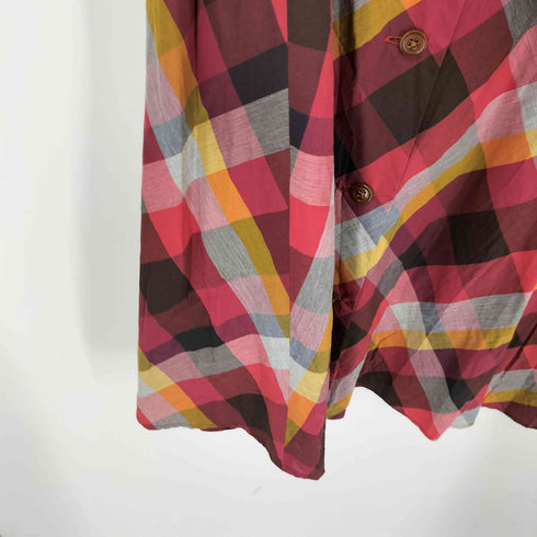 ヴィヴィアンウエストウッドレッドレーベル Vivienne Westwood RED LABEL ボウタイ チェックワンピース レディース JPN:2