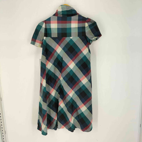 ヴィヴィアンウエストウッドレッドレーベル Vivienne Westwood RED LABEL ボウタイ チェックワンピース レディース JPN:2