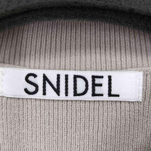 スナイデル snidel パッカリングスリーブニットプルオーバー レディース F