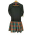 ヴィヴィアンウエストウッドレッドレーベル Vivienne Westwood RED LABEL スクエアネック 変形 ニット ドッキング ワンピース レディース JPN:2
