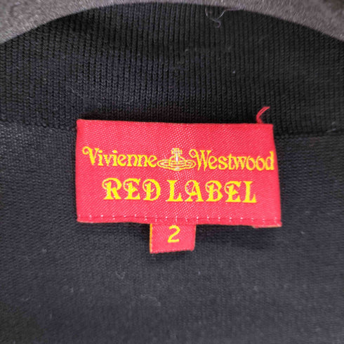 ヴィヴィアンウエストウッドレッドレーベル Vivienne Westwood RED LABEL スクエアネック 変形 ニット ドッキング ワンピース レディース JPN:2