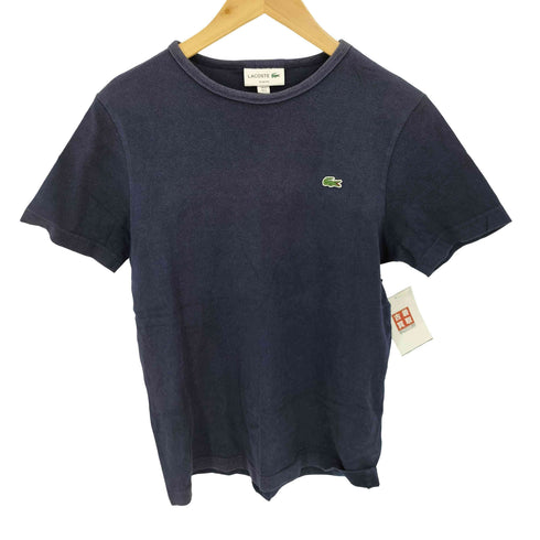 ラコステ LACOSTE SLIM FIT ロゴ刺繍 S/S クルーネックTシャツ メンズ import:S