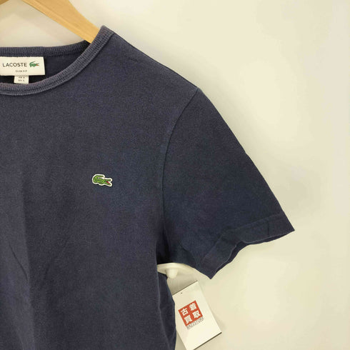ラコステ LACOSTE SLIM FIT ロゴ刺繍 S/S クルーネックTシャツ メンズ import:S