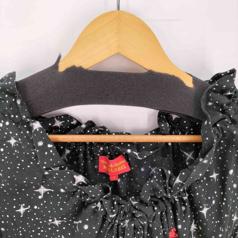 ヴィヴィアンウエストウッドレッドレーベル Vivienne Westwood RED LABEL ミルキーウェイ フレンチスリーブ ワンピース レディース JPN:1