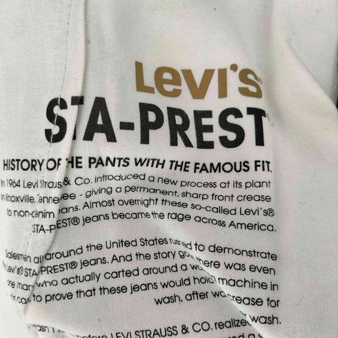 リーバイス Levis STA-PREST スタプレ テーパードパンツ メンズ W34L34