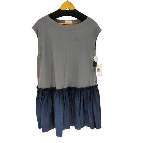 ヴィヴィアンウエストウッドレッドレーベル Vivienne Westwood RED LABEL ドッキング ノースリーブ ワンピース レディース JPN:2