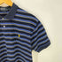 ポロバイラルフローレン Polo by RALPH LAUREN 90s~00s ペルー製 ポニー刺繍 ボーダー S/S ポロシャツ メンズ import:L